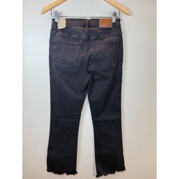 Madewell Cali Demi Boot Jeans Berkeley Black Women’s Size 26 NWT - Picture 5 of 12